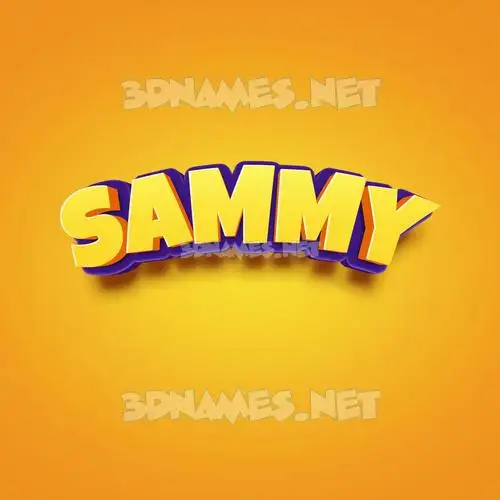 sammy in Orange Toon style - 3D name wallpaper sammy in Orange Toon style - 3D name wallpaper