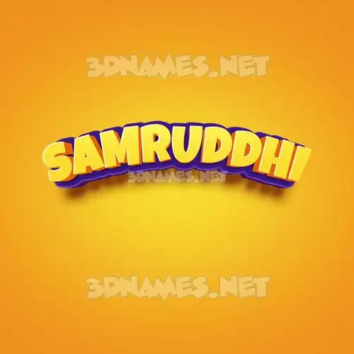 samruddhi in Orange Toon style - 3D name wallpaper samruddhi in Orange Toon style - 3D name wallpaper