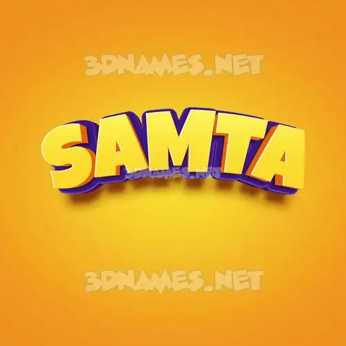 samta in Orange Toon style - 3D name wallpaper samta in Orange Toon style - 3D name wallpaper