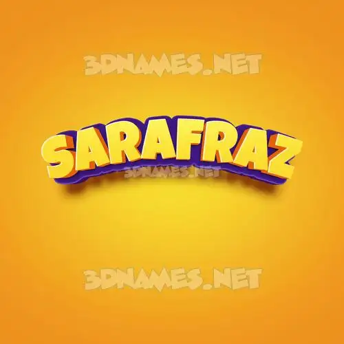 sarafraz in Orange Toon style - 3D name wallpaper sarafraz in Orange Toon style - 3D name wallpaper