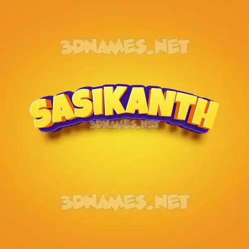 sasikanth in Orange Toon style - 3D name wallpaper sasikanth in Orange Toon style - 3D name wallpaper