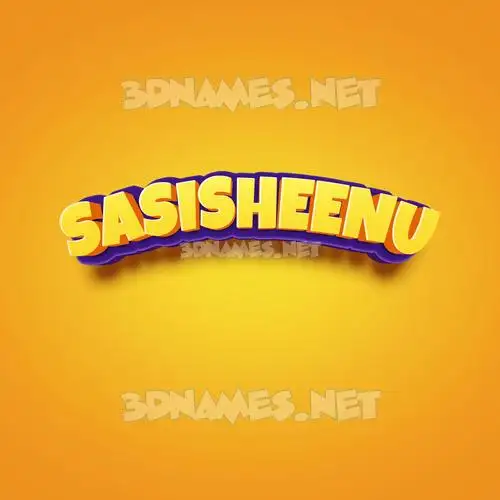 sasisheenu in Orange Toon style - 3D name wallpaper sasisheenu in Orange Toon style - 3D name wallpaper