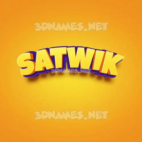 satwik in Orange Toon style - 3D name wallpaper satwik in Orange Toon style - 3D name wallpaper