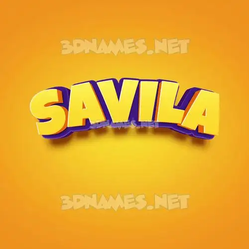 savila in Orange Toon style - 3D name wallpaper savila in Orange Toon style - 3D name wallpaper