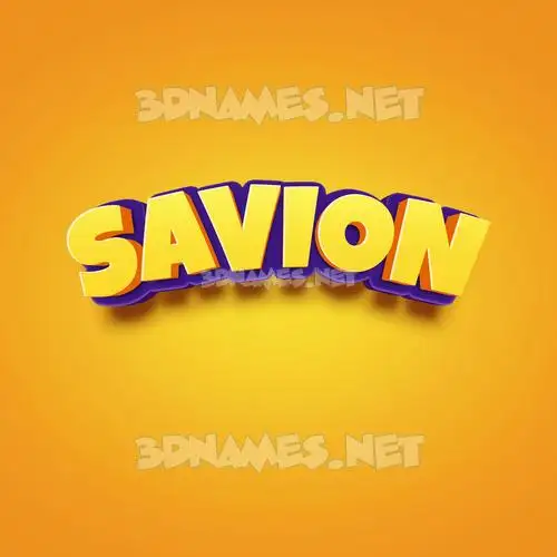 savion in Orange Toon style - 3D name wallpaper savion in Orange Toon style - 3D name wallpaper