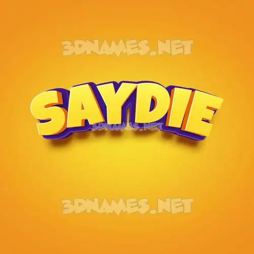 saydie in Orange Toon style - 3D name wallpaper saydie in Orange Toon style - 3D name wallpaper