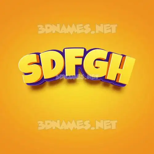 sdfgh in Orange Toon style - 3D name wallpaper sdfgh in Orange Toon style - 3D name wallpaper