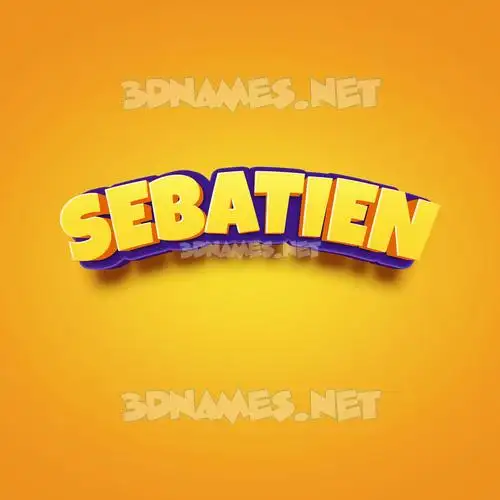 sebatien in Orange Toon style - 3D name wallpaper sebatien in Orange Toon style - 3D name wallpaper