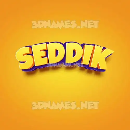 seddik in Orange Toon style - 3D name wallpaper seddik in Orange Toon style - 3D name wallpaper