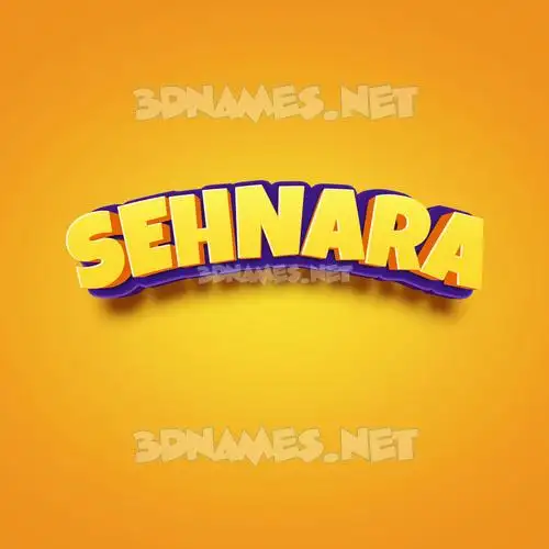 sehnara in Orange Toon style - 3D name wallpaper sehnara in Orange Toon style - 3D name wallpaper
