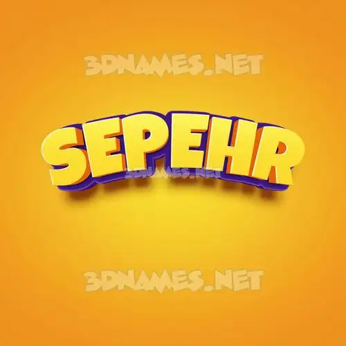 sepehr in Orange Toon style - 3D name wallpaper sepehr in Orange Toon style - 3D name wallpaper