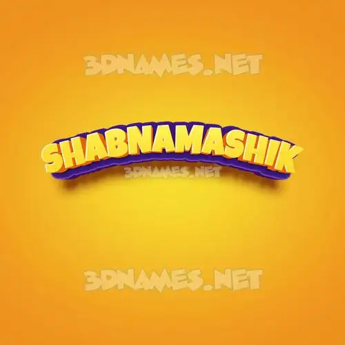 shabnamashik in Orange Toon style - 3D name wallpaper shabnamashik in Orange Toon style - 3D name wallpaper