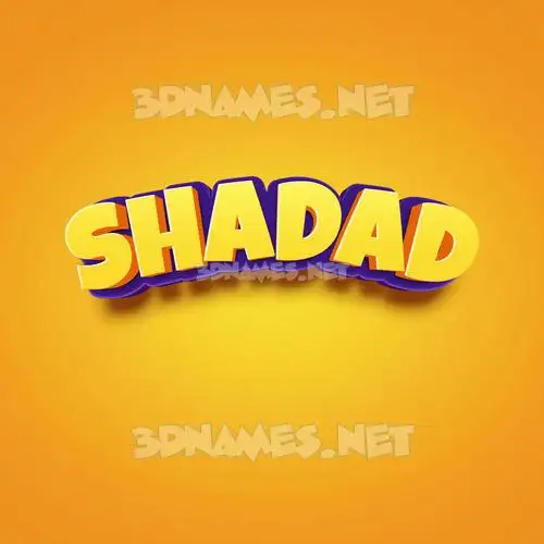 shadad in Orange Toon style - 3D name wallpaper shadad in Orange Toon style - 3D name wallpaper