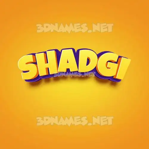 shadgi in Orange Toon style - 3D name wallpaper shadgi in Orange Toon style - 3D name wallpaper