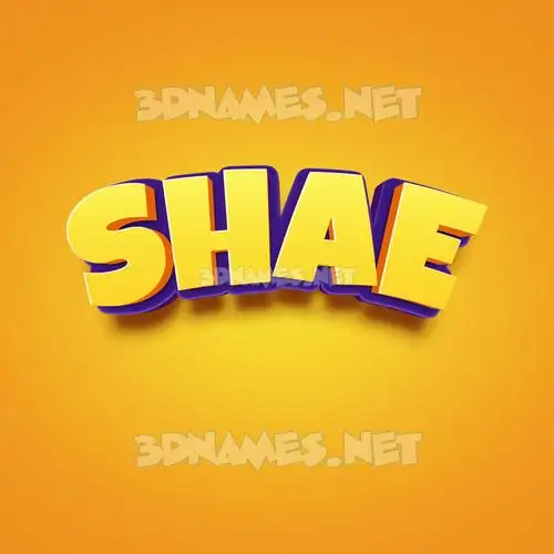 shae in Orange Toon style - 3D name wallpaper shae in Orange Toon style - 3D name wallpaper