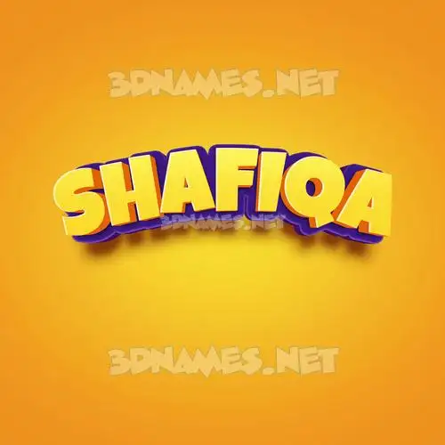 shafiqa in Orange Toon style - 3D name wallpaper shafiqa in Orange Toon style - 3D name wallpaper