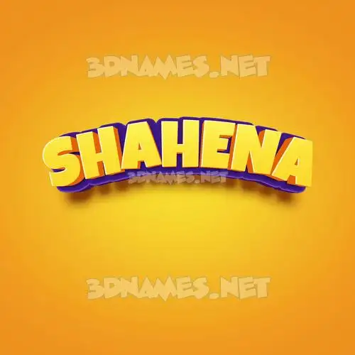 shahena in Orange Toon style - 3D name wallpaper shahena in Orange Toon style - 3D name wallpaper