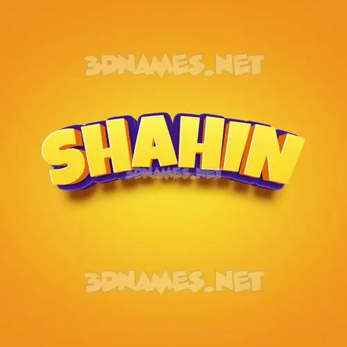 shahin in Orange Toon style - 3D name wallpaper shahin in Orange Toon style - 3D name wallpaper