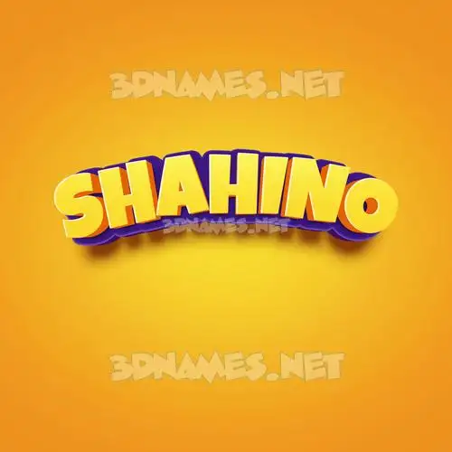 shahino in Orange Toon style - 3D name wallpaper shahino in Orange Toon style - 3D name wallpaper