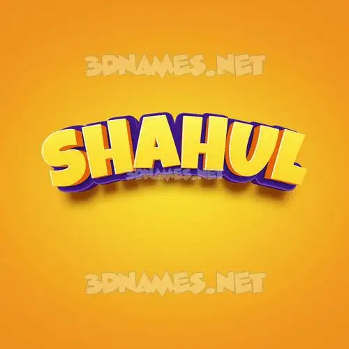 shahul in Orange Toon style - 3D name wallpaper shahul in Orange Toon style - 3D name wallpaper