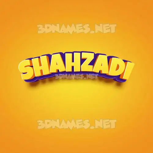 shahzadi in Orange Toon style - 3D name wallpaper shahzadi in Orange Toon style - 3D name wallpaper