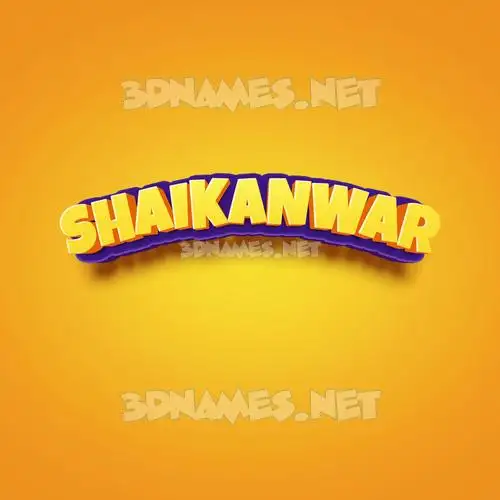 shaikanwar in Orange Toon style - 3D name wallpaper shaikanwar in Orange Toon style - 3D name wallpaper