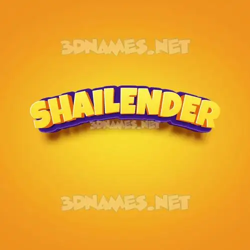 shailender in Orange Toon style - 3D name wallpaper shailender in Orange Toon style - 3D name wallpaper