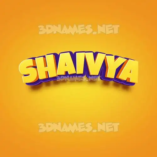 shaivya in Orange Toon style - 3D name wallpaper shaivya in Orange Toon style - 3D name wallpaper