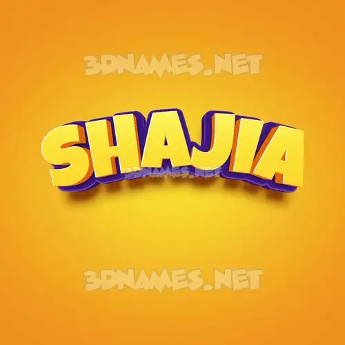 shajia in Orange Toon style - 3D name wallpaper shajia in Orange Toon style - 3D name wallpaper