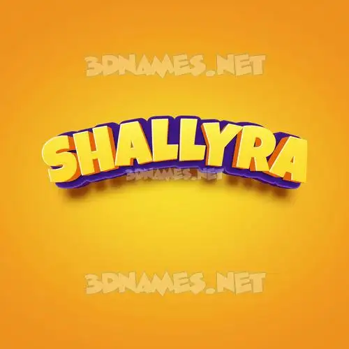 shallyra in Orange Toon style - 3D name wallpaper shallyra in Orange Toon style - 3D name wallpaper