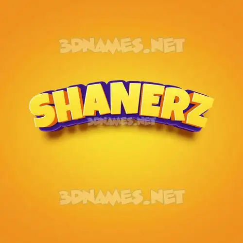 shanerz in Orange Toon style - 3D name wallpaper shanerz in Orange Toon style - 3D name wallpaper
