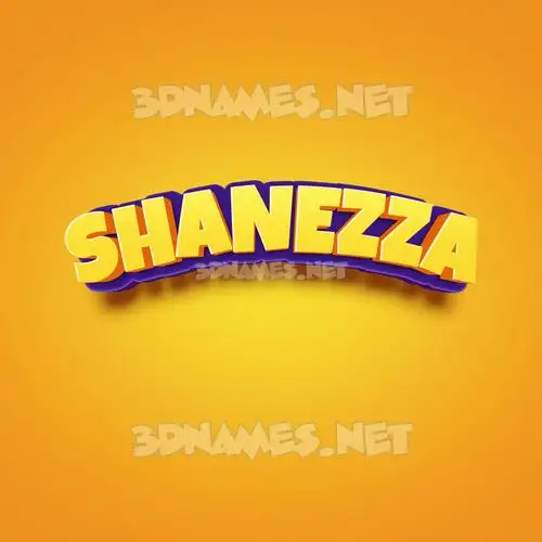 shanezza in Orange Toon style - 3D name wallpaper shanezza in Orange Toon style - 3D name wallpaper