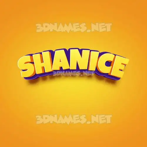 shanice in Orange Toon style - 3D name wallpaper shanice in Orange Toon style - 3D name wallpaper