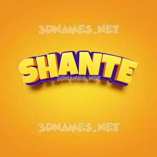 shante in Orange Toon style - 3D name wallpaper shante in Orange Toon style - 3D name wallpaper