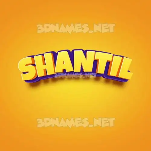 shantil in Orange Toon style - 3D name wallpaper shantil in Orange Toon style - 3D name wallpaper