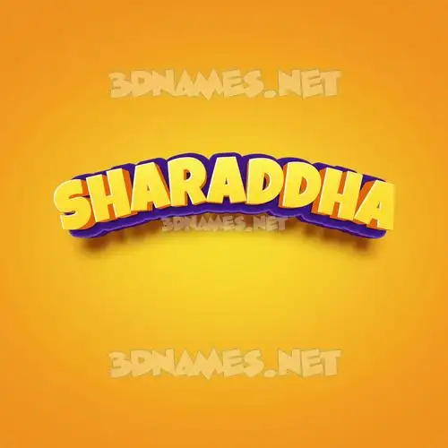 sharaddha in Orange Toon style - 3D name wallpaper sharaddha in Orange Toon style - 3D name wallpaper