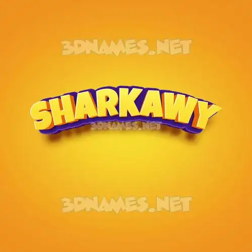 sharkawy in Orange Toon style - 3D name wallpaper sharkawy in Orange Toon style - 3D name wallpaper