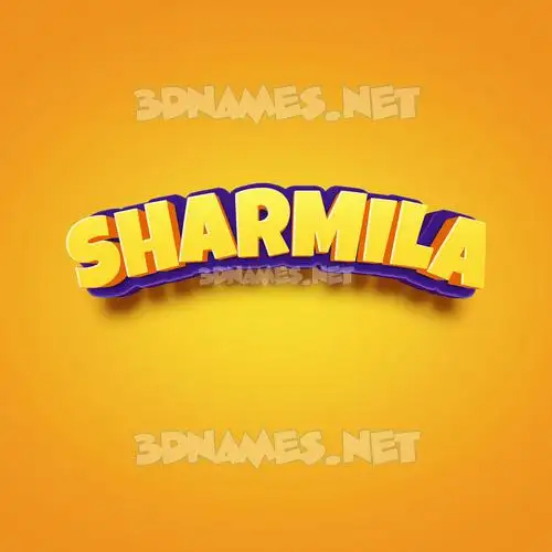 sharmila in Orange Toon style - 3D name wallpaper sharmila in Orange Toon style - 3D name wallpaper