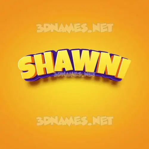 shawni in Orange Toon style - 3D name wallpaper shawni in Orange Toon style - 3D name wallpaper