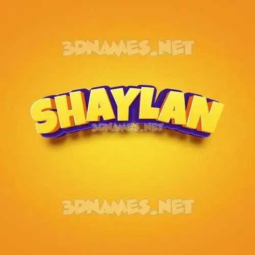 shaylan in Orange Toon style - 3D name wallpaper shaylan in Orange Toon style - 3D name wallpaper