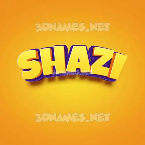 shazi in Orange Toon style - 3D name wallpaper shazi in Orange Toon style - 3D name wallpaper