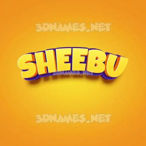 sheebu in Orange Toon style - 3D name wallpaper sheebu in Orange Toon style - 3D name wallpaper