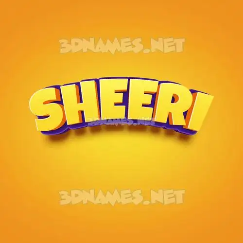 sheeri in Orange Toon style - 3D name wallpaper sheeri in Orange Toon style - 3D name wallpaper