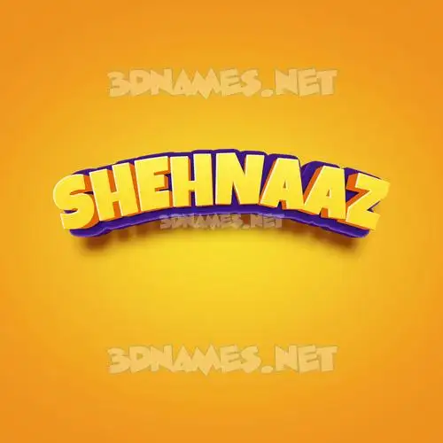 shehnaaz in Orange Toon style - 3D name wallpaper shehnaaz in Orange Toon style - 3D name wallpaper