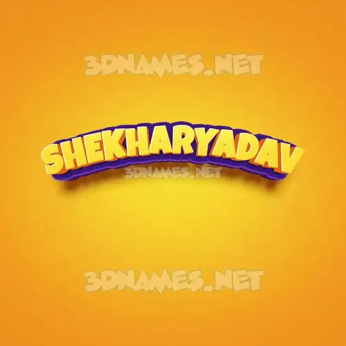 shekharyadav in Orange Toon style - 3D name wallpaper shekharyadav in Orange Toon style - 3D name wallpaper