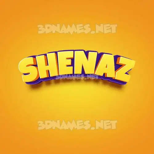 shenaz in Orange Toon style - 3D name wallpaper shenaz in Orange Toon style - 3D name wallpaper