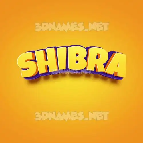 shibra in Orange Toon style - 3D name wallpaper shibra in Orange Toon style - 3D name wallpaper