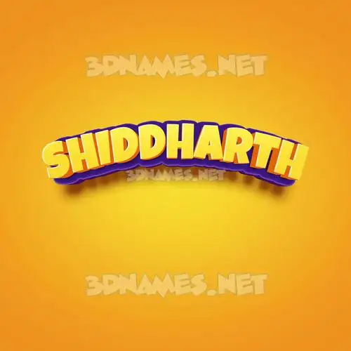 shiddharth in Orange Toon style - 3D name wallpaper shiddharth in Orange Toon style - 3D name wallpaper