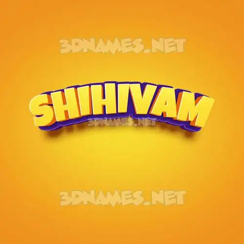 shihivam in Orange Toon style - 3D name wallpaper shihivam in Orange Toon style - 3D name wallpaper