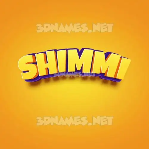 shimmi in Orange Toon style - 3D name wallpaper shimmi in Orange Toon style - 3D name wallpaper